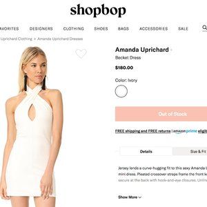 White BodyCon Halter (Perfect for Bachelorette)